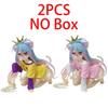Stock In Anime No Game No Life Zero Shiro Desktop Cute White Figure For Cat Ear T-Shirt 10Cm Model Toy Figure Ornaments Present