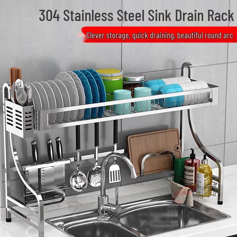 Kitchen Sink Countertop Dish Drying Rack
