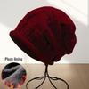 Autumn/Winter Women's Rolled Edge Loose Knit Wool Hat