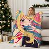 Anime F-FairyTail Flanelinis pledas Puikiai tinka ant sofos, biure, lovoje, kelionėms, miegui, skaitymui, poilsiui, stovyklavimui, naudoti visais keturiais metų laikais
