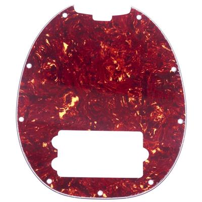 Musiclily 9-Hole Musicman Stingray Bass Pickguard, 4-Ply Brown Tortoiseshell