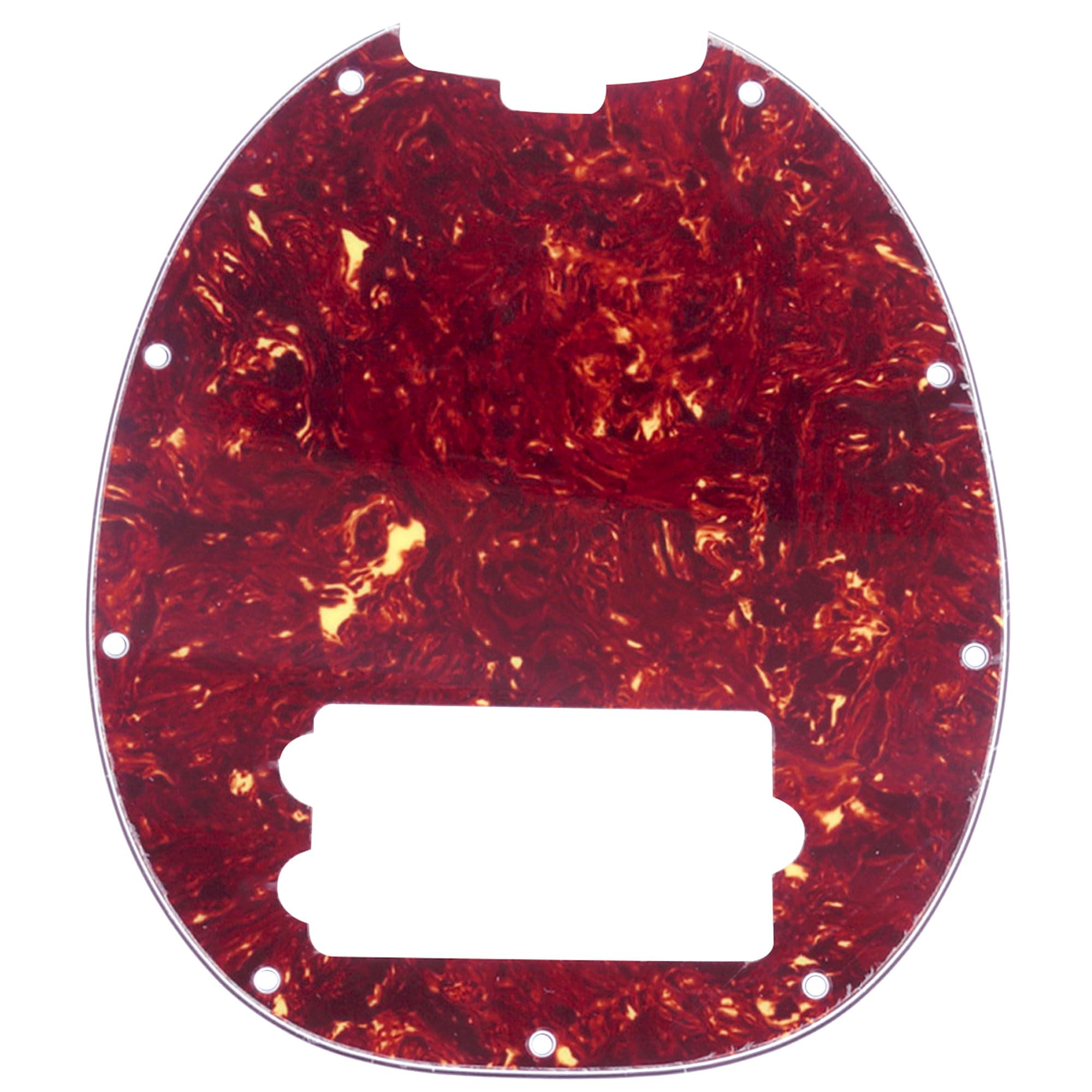 

Musiclily 9-Hole Musicman Stingray Bass Pickguard, 4-Ply Brown Tortoiseshell