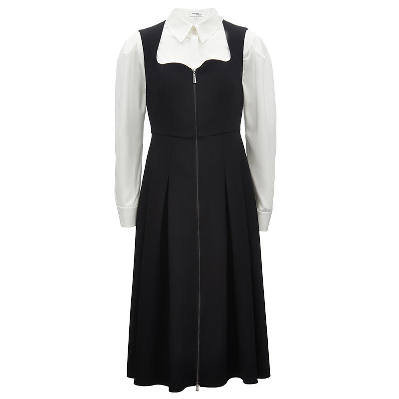 

VEROMODA Women s 2024 Spring Two-Piece Long Sleeve Shirt Dress M