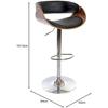 Tabouret - DKD Home Decor - Marron Noir - 54 x 53 x 101,5 cm - Multicolore - Intérieur