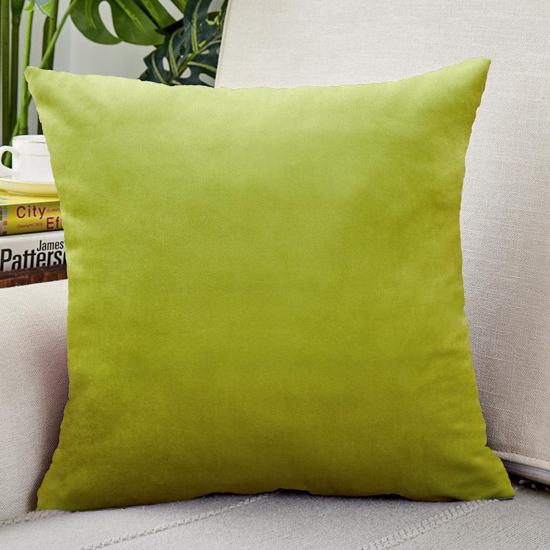 Velvet Pillowcase Cushion Cover Light Luxury Velvet Living Room Sofa Cushion Nordic Home Soft Decoration