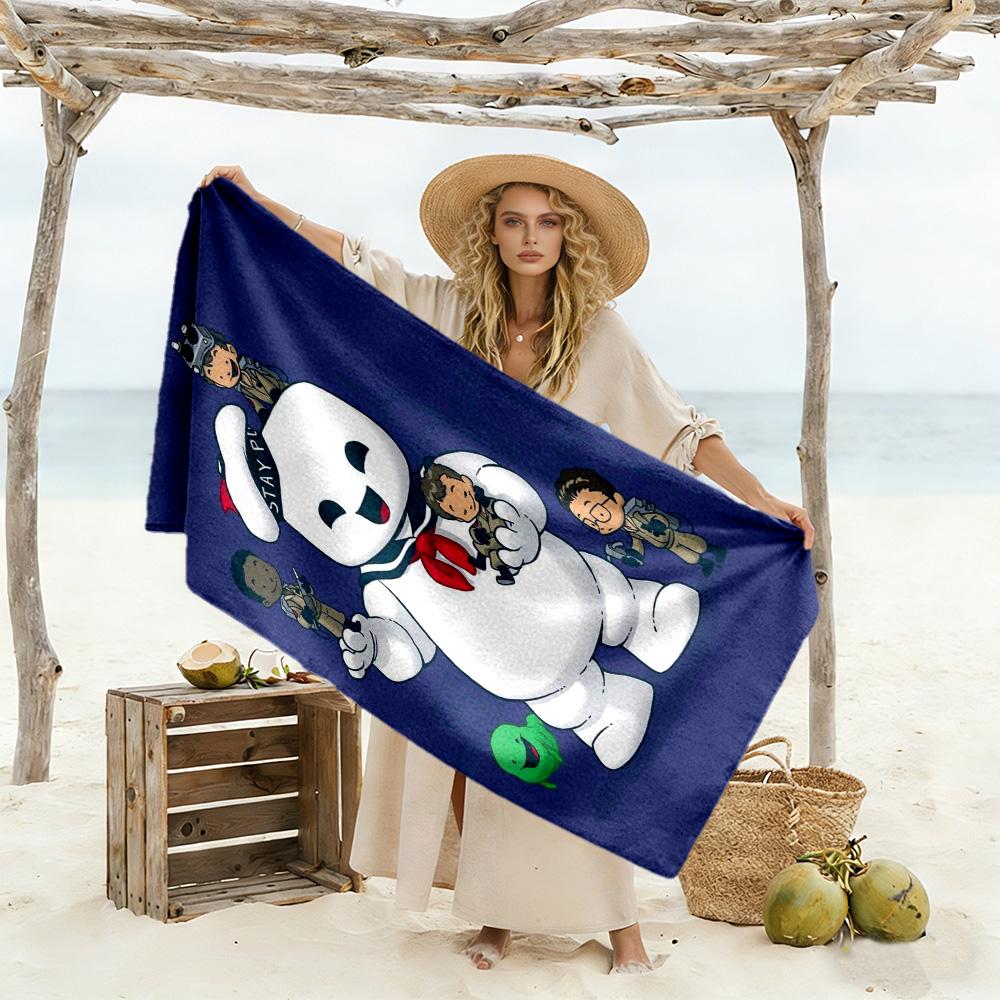 Ghostbusters Beach Towel Soft Durable Quick-Dry Comfortable Lightweight