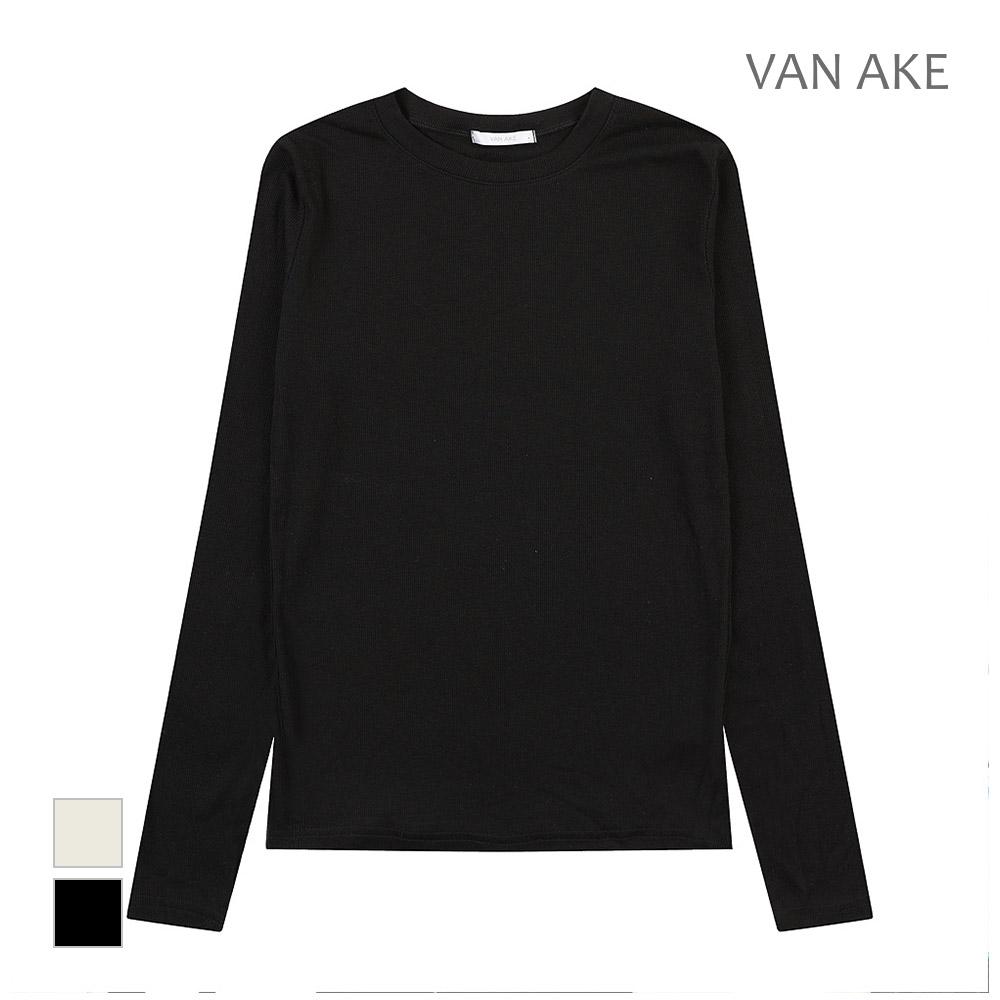 Vanake Round Neck Simple T-Shirt_Vb3Ztsm301Z