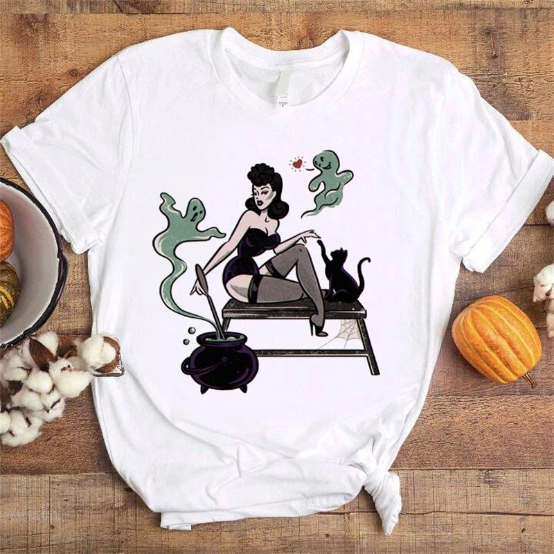 ZX TEE Creative Printed T-Shirt Aesthetic Female Summer Casual Top Women Crew White Basic Tees Cloth Accessories Short Sleeve O-Neck