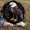 1PC Eagle Leaf Automatic Open/Close Umbrella with Windproof, 8-Rib Sturdy Canopy, Durable Ribs, Fashionable Design, Outdoor Accessory, Fun Prin, Holid