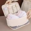 Travel Storage Bag Portable Underwear Pantyhose  Socks Organizing Pouch  Double Layer Large Capacity Luggage Bag Travel Essentials