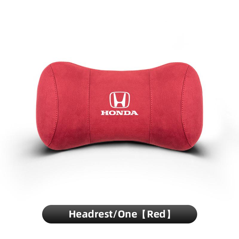 UNYDV1 Poggiatesta in Camoscio per Auto Traspirante Cuscino per Collo in Memory Foam per Honda Odyssey Vezel CRZ 5a Serie CRX Pilot Civic FIT CRV Accord HRV Stepwgn