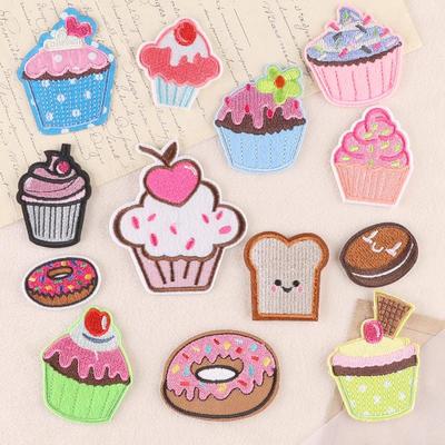 DIY Embroidery Cloth Patches: Cake Labels & Clothing Accessories
