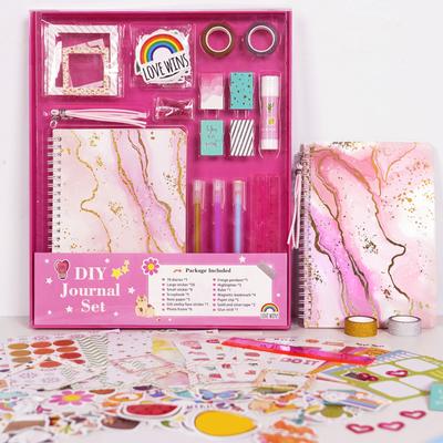 Girls DIY Journal Set - DIY Journal Set For Teen Girls, Stationery Set, Scrapbook And Journal Supplies Set, Journal Art Craft Set1ML