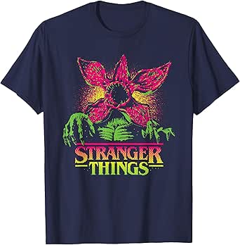 Stranger Things Neon Demogorgon T-Shirt 160