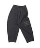 GAKKAI UNIONS Nostar One-Pleat Balloon Sweat Cargo Pants Magnet Gray
