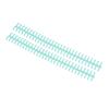 10 Pcs Loose Leaf Binding Spine 30 Hole Cuttable Wear Resistant PP Plastic 10mm Binding Comb for Student
