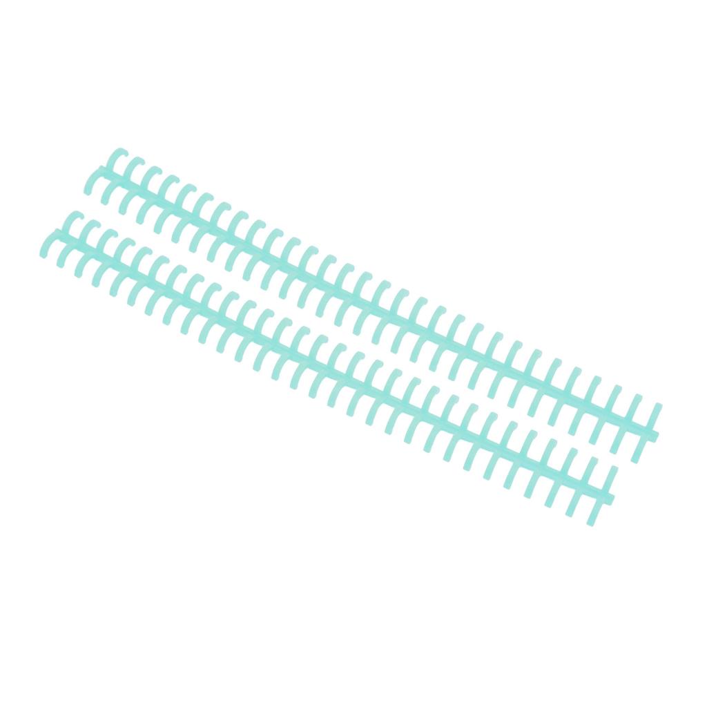 10 Pcs Loose Leaf Binding Spine 30 Hole Cuttable Wear Resistant PP Plastic 10mm Binding Comb for Student