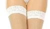 Softline 5517 White Fishnet Hold-Ups 2
