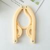 Folding Hangers Portable Outdoor Non-Slip Hanger Portable Travel Cloth Hanger Clothespin Towel Sock Storage Closet Organizer