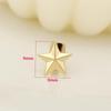 Pentagram Star Teeth Grillz Hip Hop Gold Silver Color Tooth Caps For Women Men Jewelry