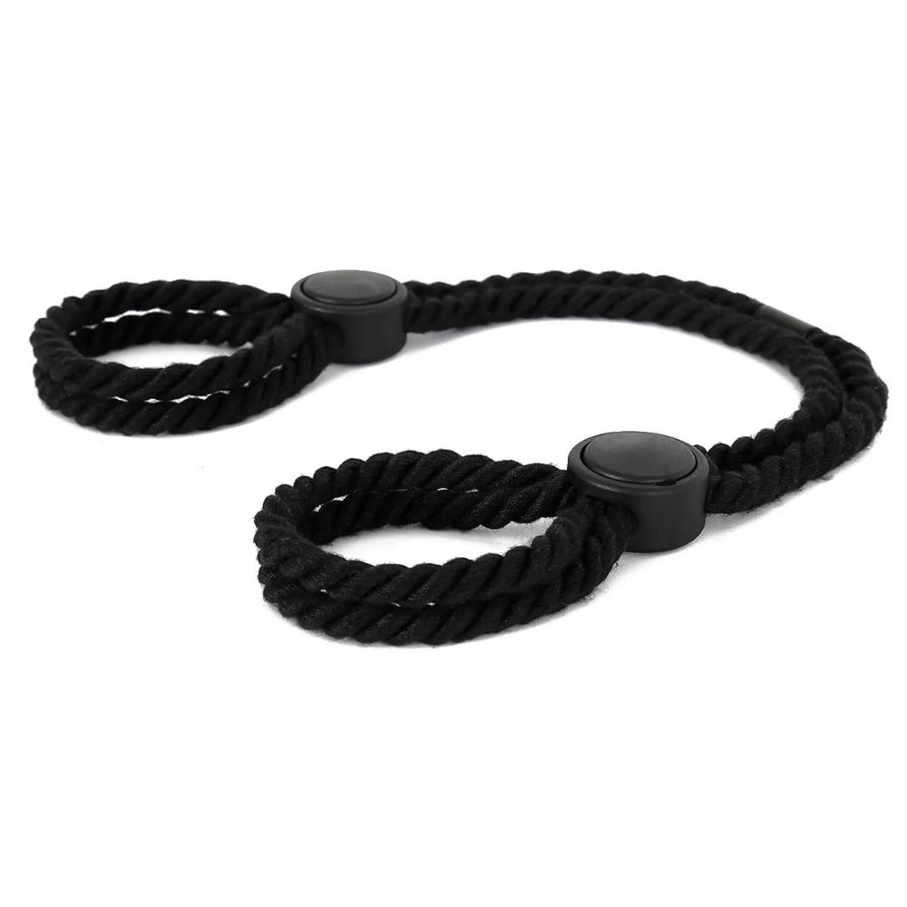 Cotton Rope Handcuffs And Leg Cuffs Multi-functional Self-binding Supplies Suitable For Game Parties Role-playing Stage Props