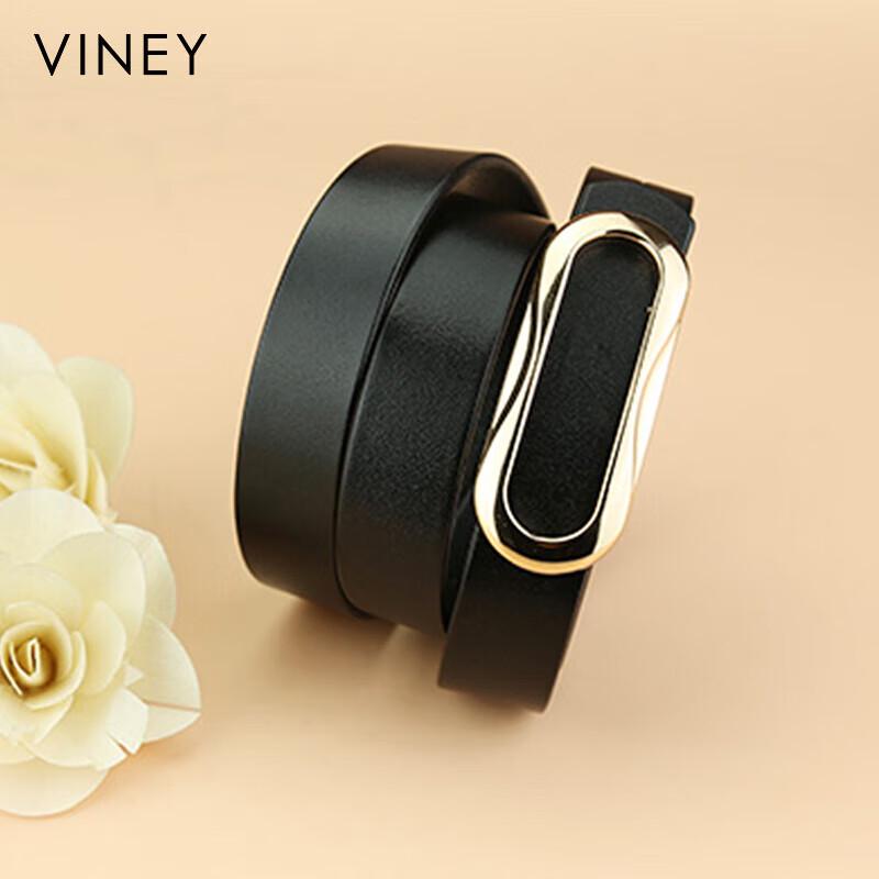 Viney Women's Thin Leather Casual Belt