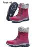 Plus Size Women's High-Top Snow Boots – Autumn/Winter Bestseller, Velvet Lined and Warm.