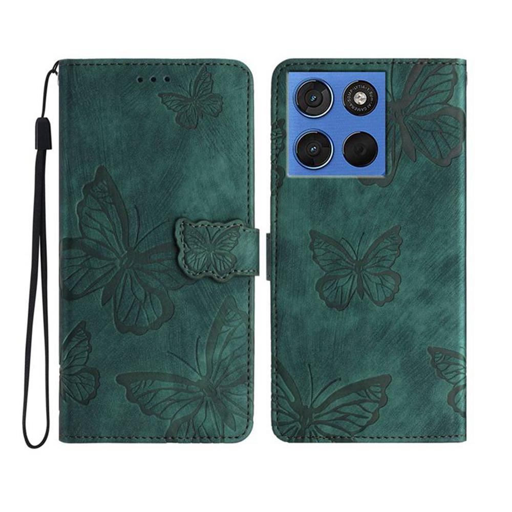 For Motorola Edge 70 5G Case Butterfly Design Flip Wallet Leather Phone Cover Skin-Touch