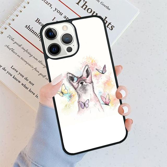 Watercolor Painting The Fox Phone Case For iPhone 17 Air 15 16 16e 11 12 13 14 Pro Max Cover For iPhone 17 Air Max Plus Fundas