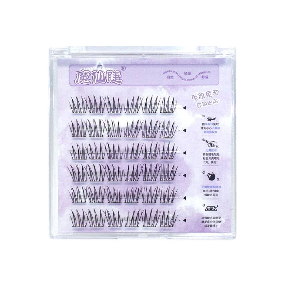 DIY Adhesive False Eyelashes Sweet False Eyelash Clusters  Grafting Lashes
