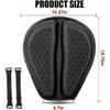 Motorbike Seat Cover Motorcycle Seat Cover Air Pad Motorcycle Air Seat Cushion Cover Pressure Relief Protector for Cruiser Sport Touring Saddles(Set