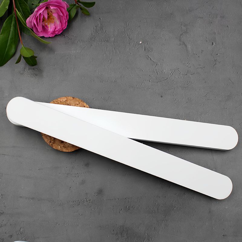 Manicure Burnishing Stick Double-Sided White 5000 Mesh Delicate Fine Grinding Restore Gloss Polished White Surface Ultra-Fine Waxing
