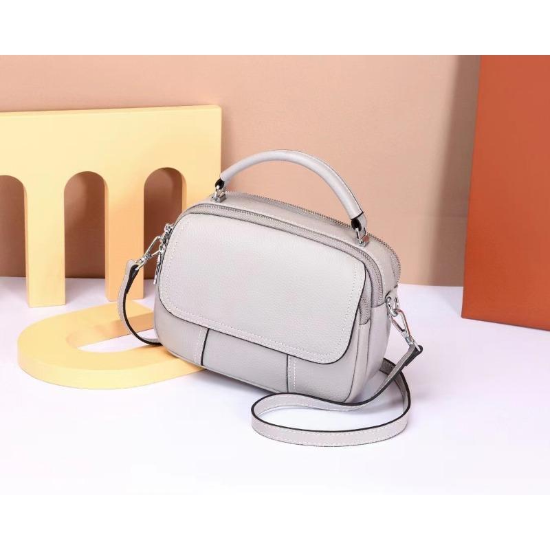 New Fashionable and Versatile Bag Large Capacity Cowhide Shoulder Bag