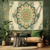Lotusblumenmuster Digitaldruck Polyester Wandteppich geeignet für den Einsatz in Wohnzimmern Schlafzimmern Büros Bars Partys