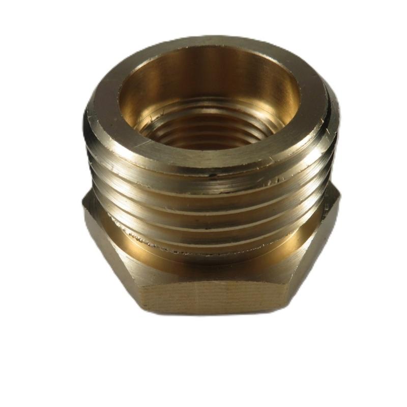Měděný adaptér 3/8 NPT vnitřní x 3/4 GHT vnější závitový konektor Těsnící konstrukce Adaptér potrubí pro domácí vodovodní instalace