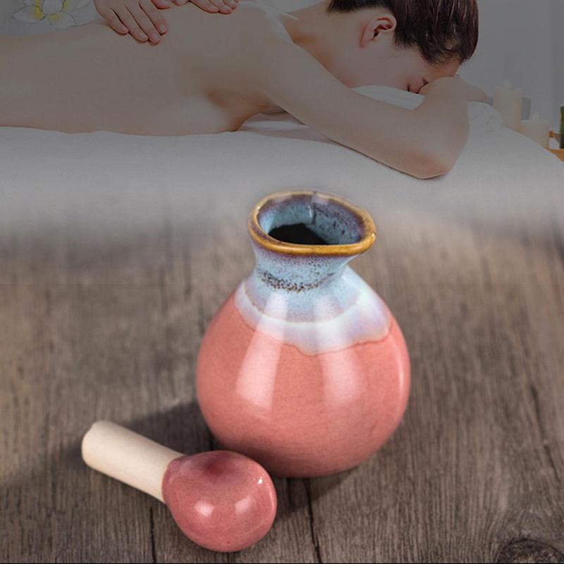1Pc 60ml Ceramic Aromatherapy Empty Storage Container Fragrance Essential Oil Bottle