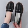 Women Black Moccasins Driving Shoes Flats White Casual Nurse Loafers Grey Minimalist Maternity Shoes Large Size