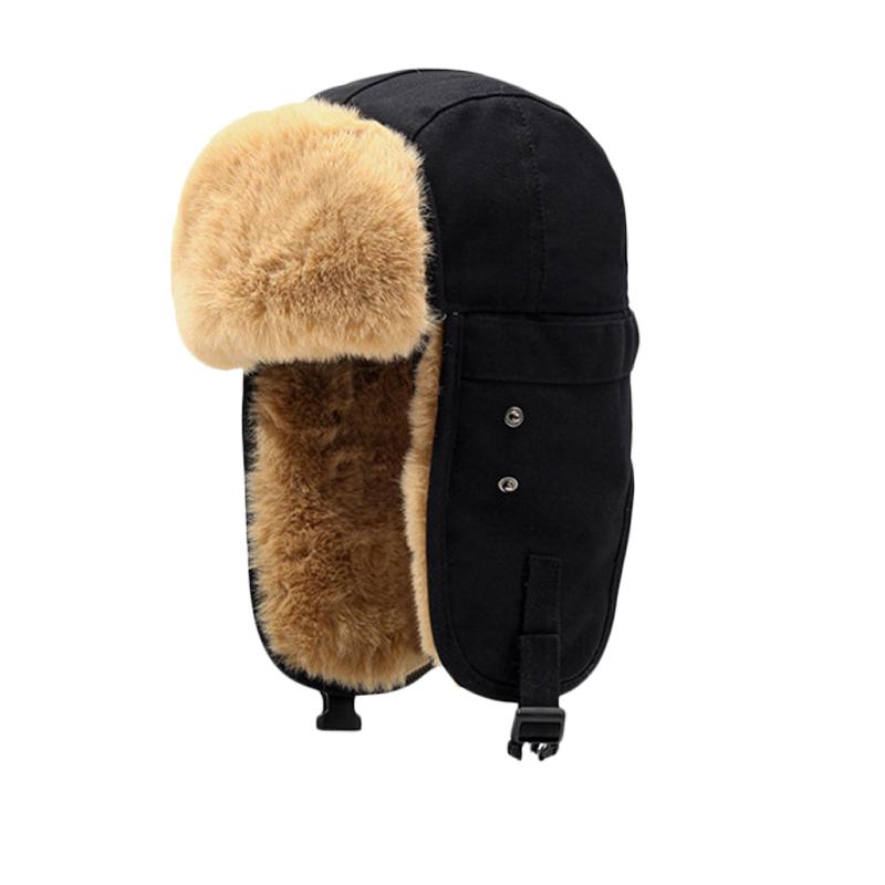 Winter Hat Men Women Bomber Hat with Mask Neck Protection Outdoor Hat Warm Hat Thick Driving Cold-Proof Hat