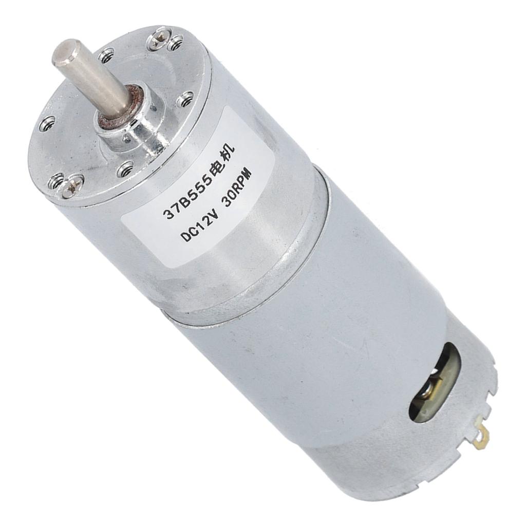 Gear Motor Electric Reduction Geared Box Industrial Control Accessories 30RPM DC12V 37B555