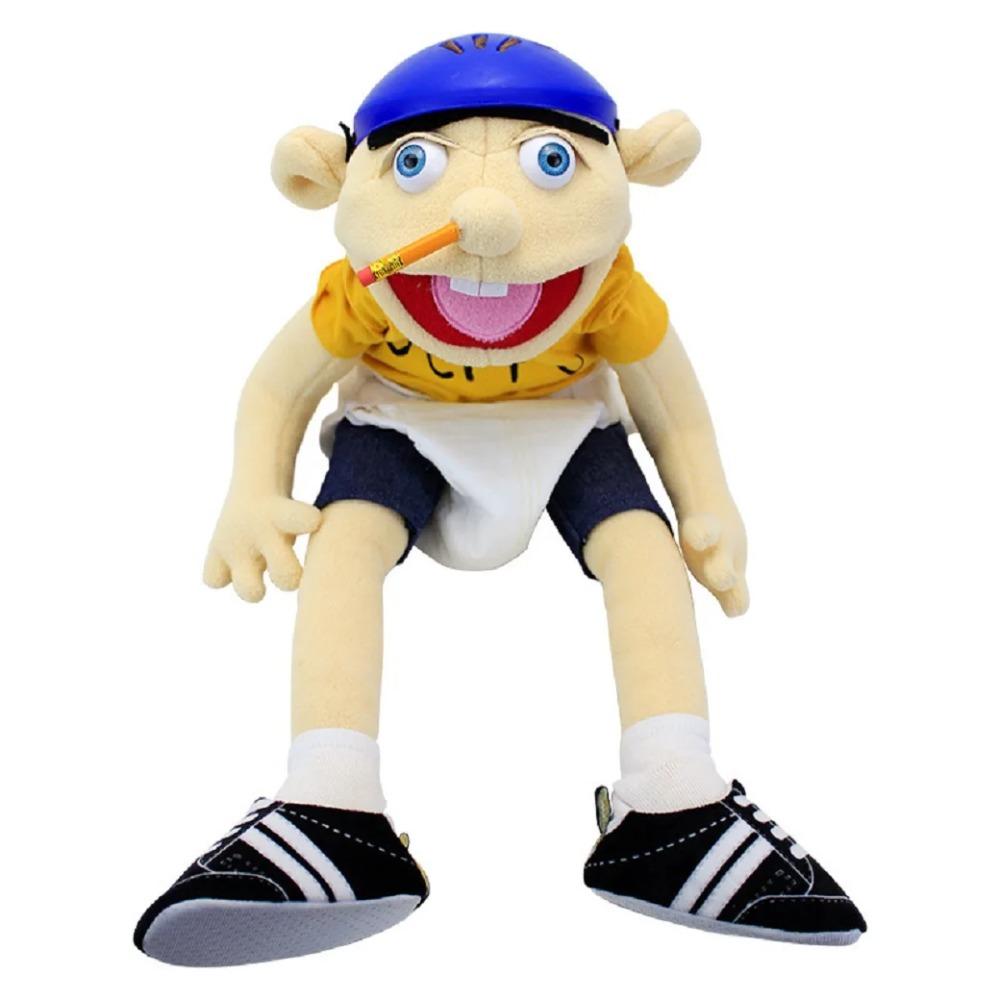 Neue Jeffy Puppe Jeffy Handpuppe Sml Jeffy Puppenfamilie Echter Jeffy Zombie Junge Handpuppe Kuscheltier Plüsch Feebee Puppe