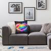 Colorful Heart Pillow Case  Comfy Pillow Cover For Couch Sofa Bedroom Kawaii Cushion Cover