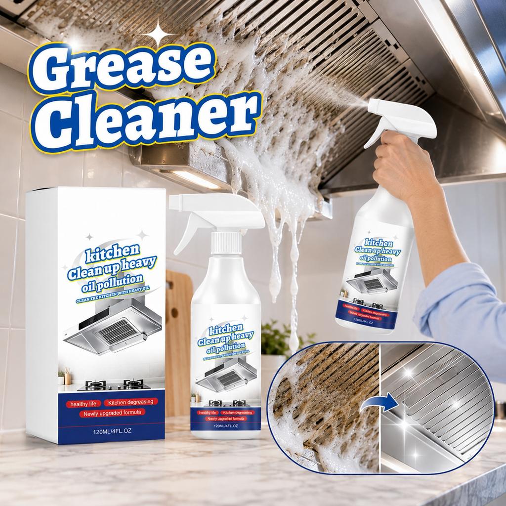 Kitchen Cleaner Degreaser for Stove, Range Hood, Countertops and Cooking Surfaces 120 120ml