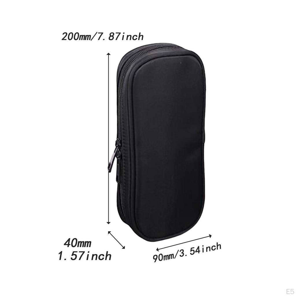 Makeup Organizer Black Portable Multifunctional Oxford Cloth Cosmetic Brush Storage