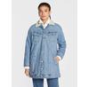Lee Elongated Sherpa Rider Denim Jacket