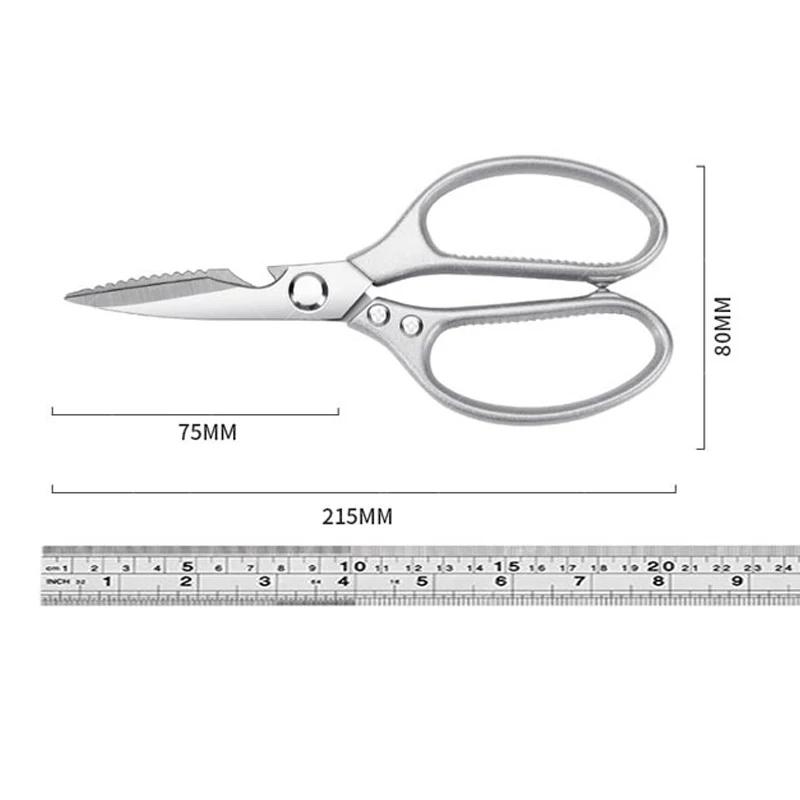 Cuchillo de Cocina de Acero Inoxidable Tijeras Multifuncionales para Alimentos Tijeras para Huesos de Pollo Cuchillo para Matar Pescado Cuchillo para Carne para Barbacoa