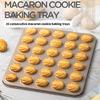 Practical Macaron and Cookie Bakewares Nonstick Macaron Pans Durable Carbon Steel Baking Sheet for Easily Baking