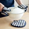 Guanti Antiscottatura 2-in-1 Cuscinetti Isolanti in Cotone a Doppio Strato Guanti da Forno Resistenti alle Alte Temperature per Cucinare e per la Cucina
