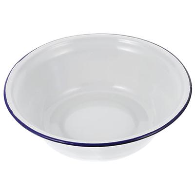 Retro Enamel Soup Basin Kitchen Mixing Vintage Enamelware Salad Household Enamel Basin Lid Lard Dough Bowl Decorative Soup Bowl