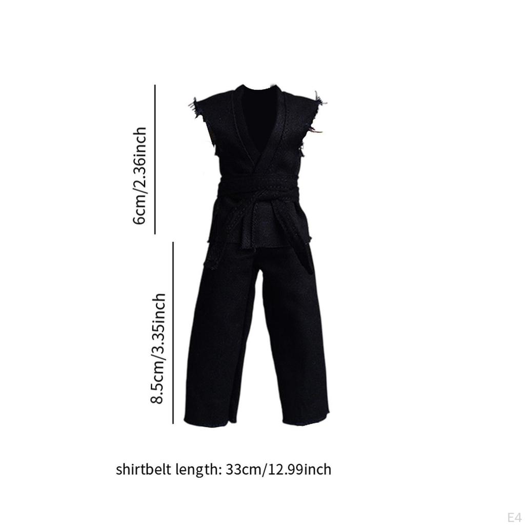 1/12 Action Figures Samurai Kimono 6" Figure Fighting Judo Uniform Cosplay Kids Adults Gifts Stylish