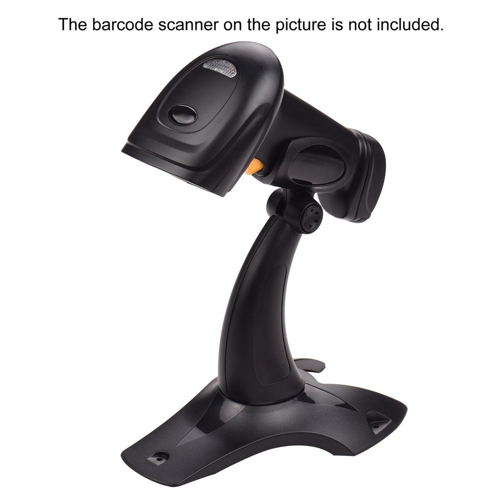Bracket Stand Holder with Large Base -Stable Detachable Compatible for All Kinds Handheld Bar Scanner Reader